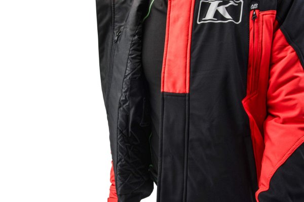 Куртка для снегохода KLIM KOMPOUND #1 black-red (текстиль) (S)