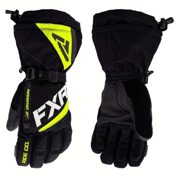 Перчатки для снегохода FXR Fuel #4 yellow-green (L)